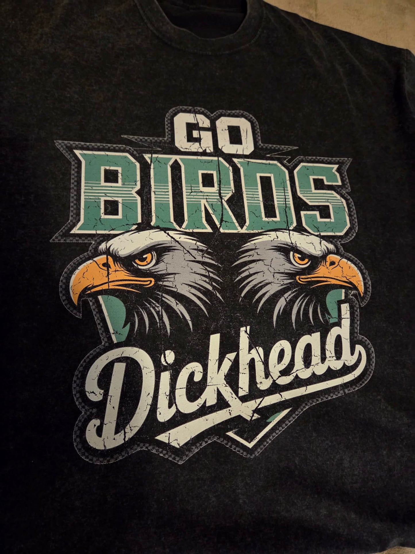 "Go Birds DH" 100% Ring Spun Cotton Tee