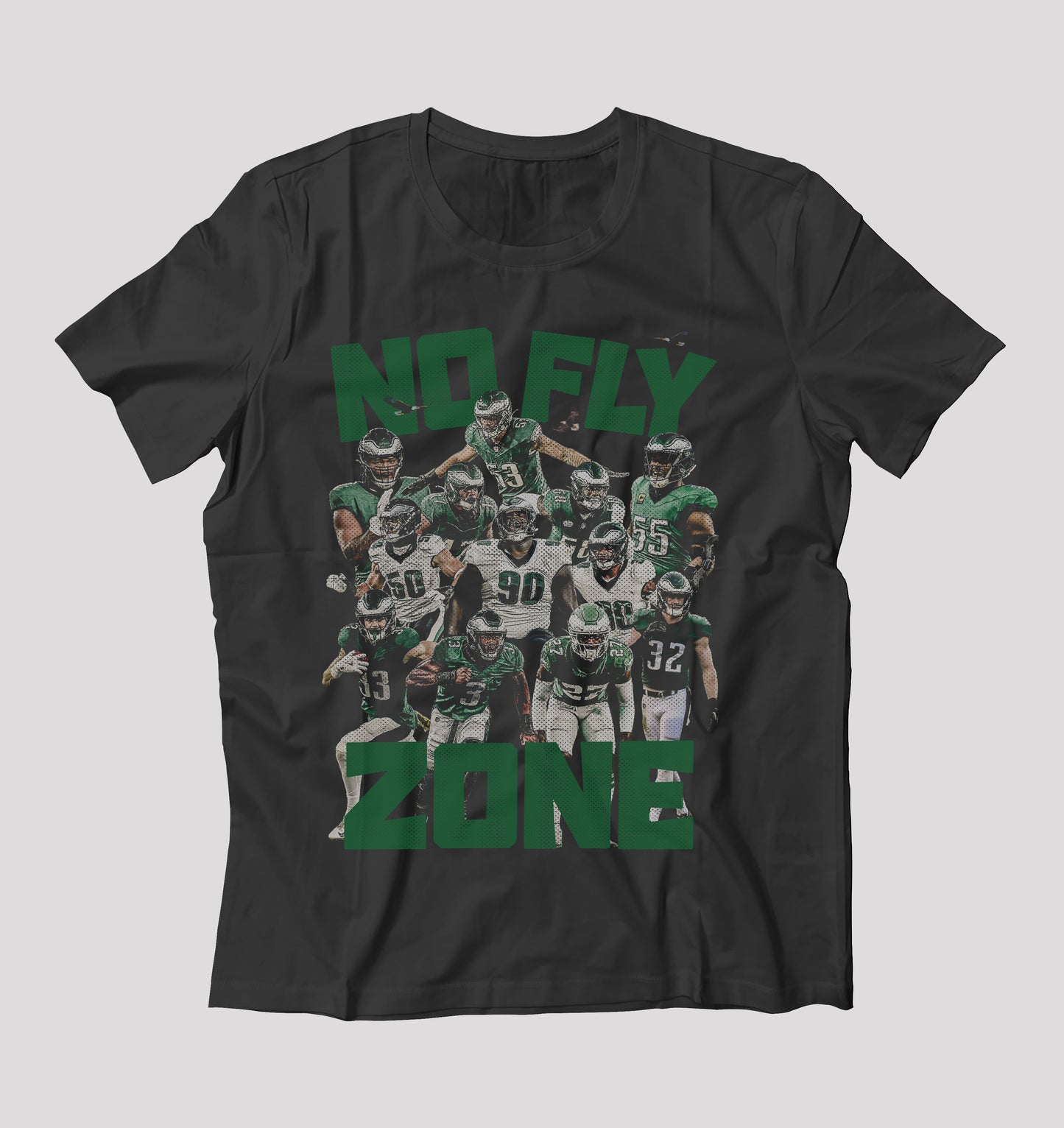 "NO FLY ZONE"100% Ring Spun Cotton T-Shirt
