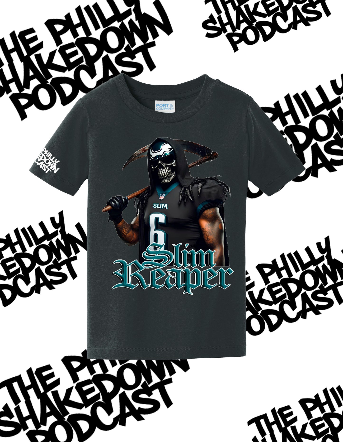 Youth "Slim Reaper" 100% Ring Spun Cotton T-Shirt
