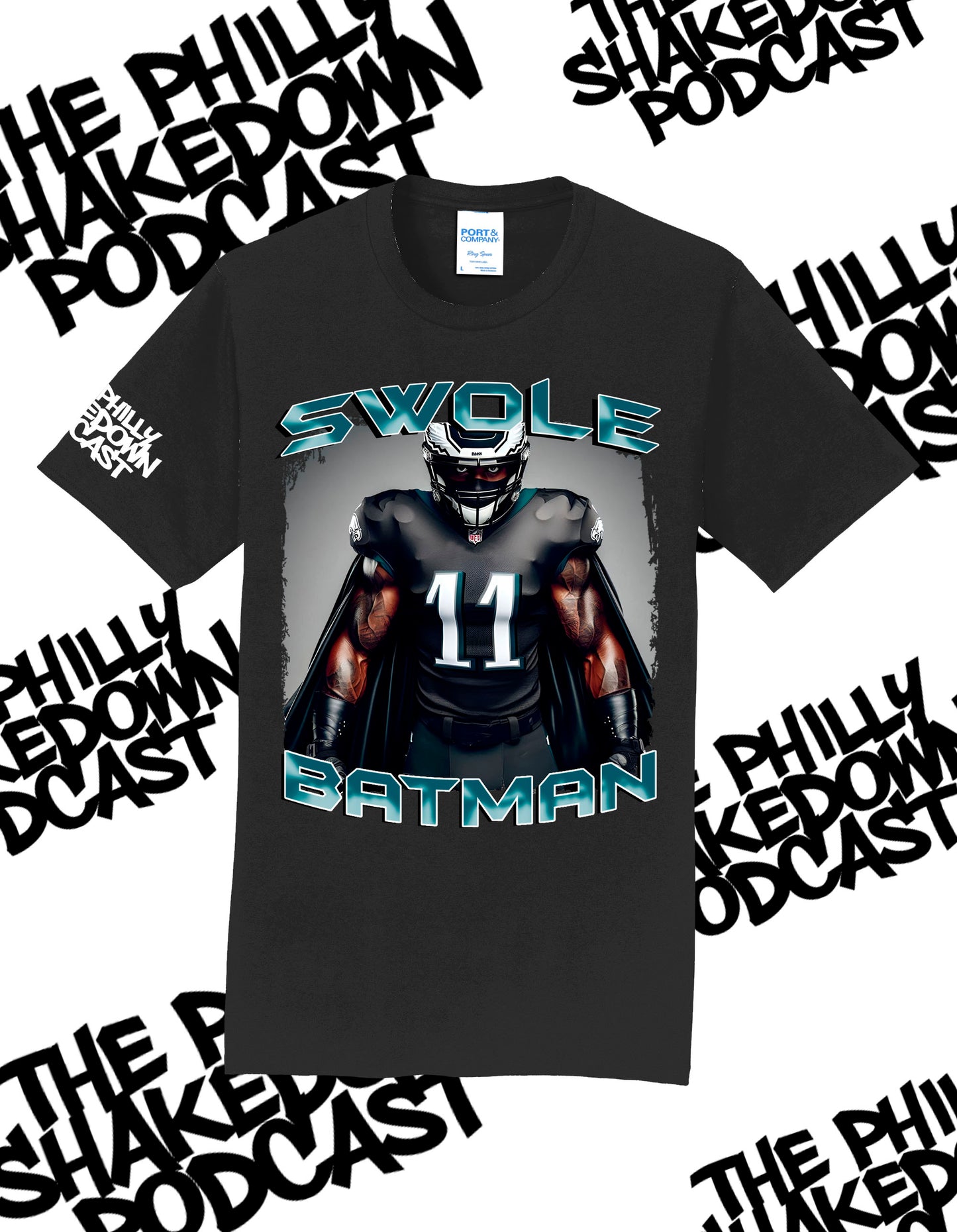 Swole Batman 100% Ring Spun Cotton T-Shirt