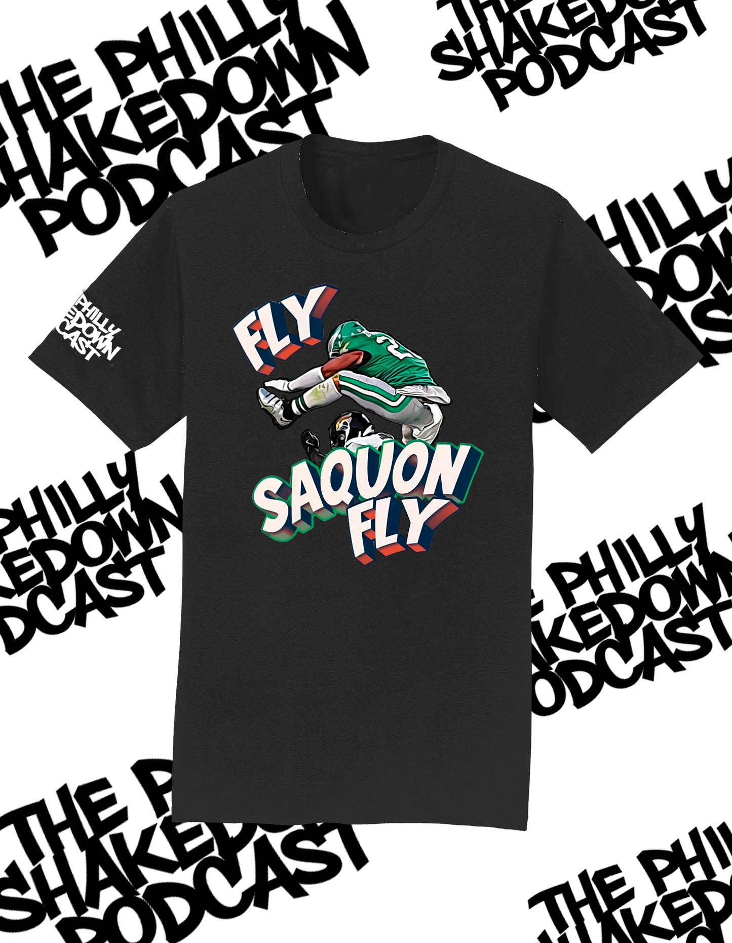 "Fly Saquon Fly" 100% Ring Spun Cotton T-Shirt