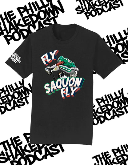 "Fly Saquon Fly" 100% Ring Spun Cotton T-Shirt