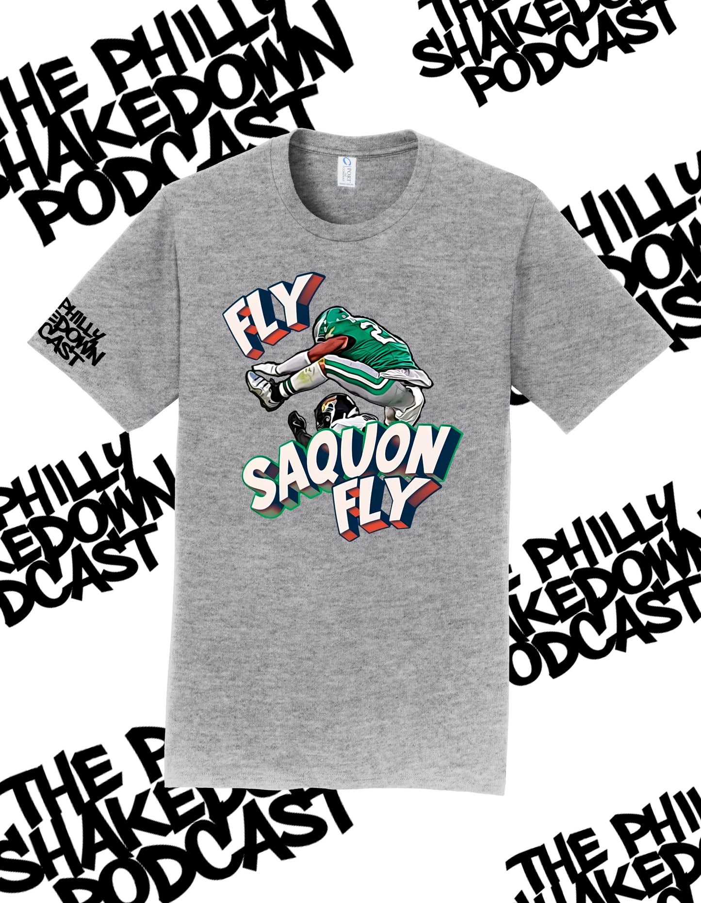 "Fly Saquon Fly" 100% Ring Spun Cotton T-Shirt