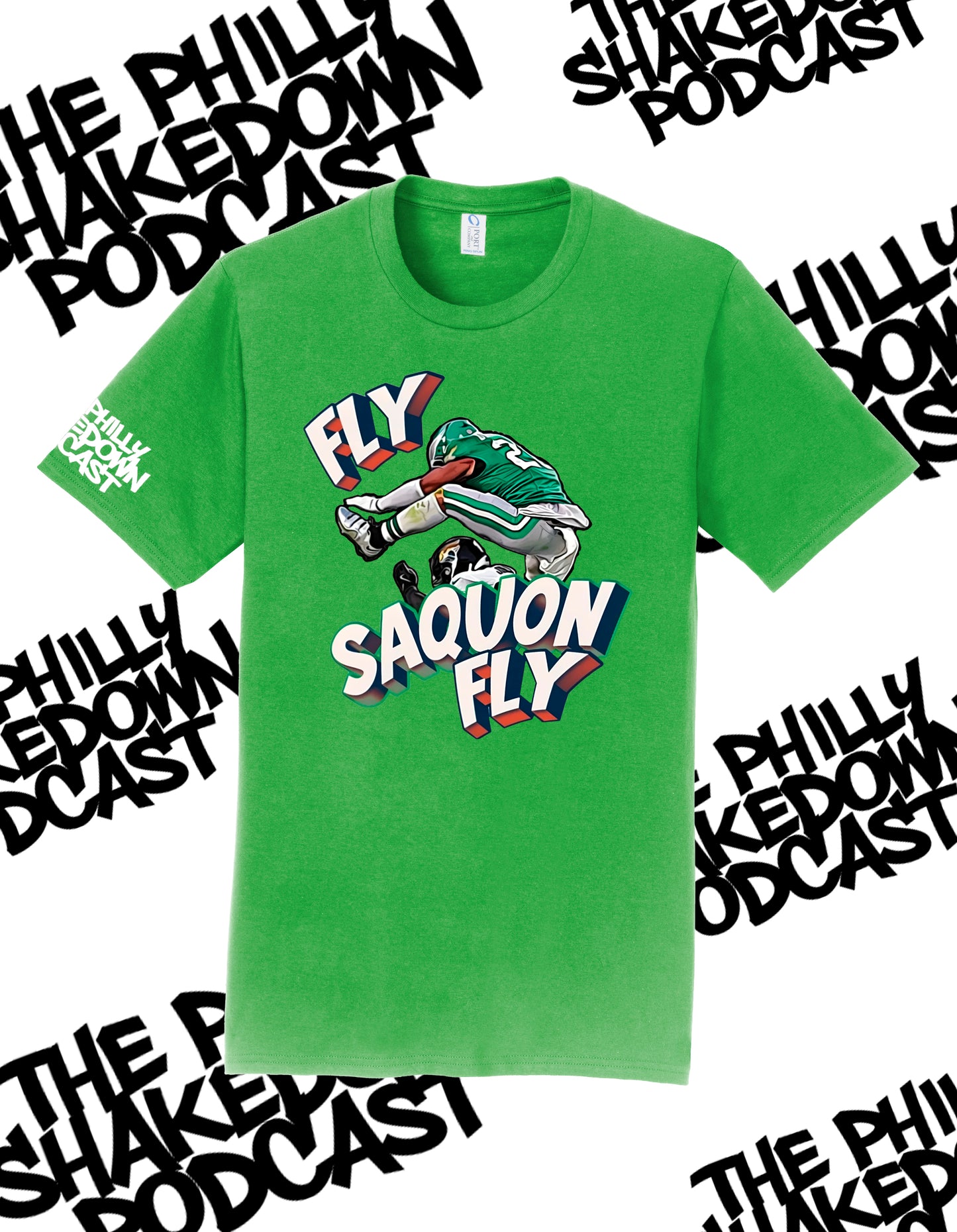 "Fly Saquon Fly" 100% Ring Spun Cotton T-Shirt