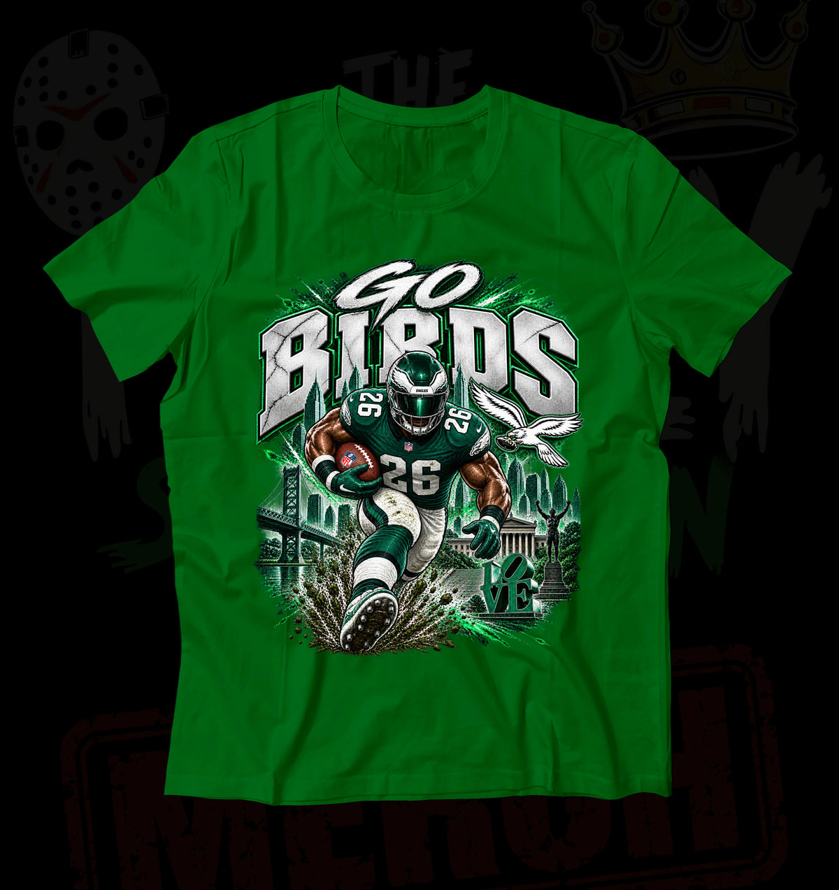"Go Birds" 100% Ring Spun Cotton Tee