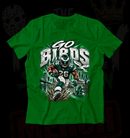 "Go Birds" 100% Ring Spun Cotton Tee