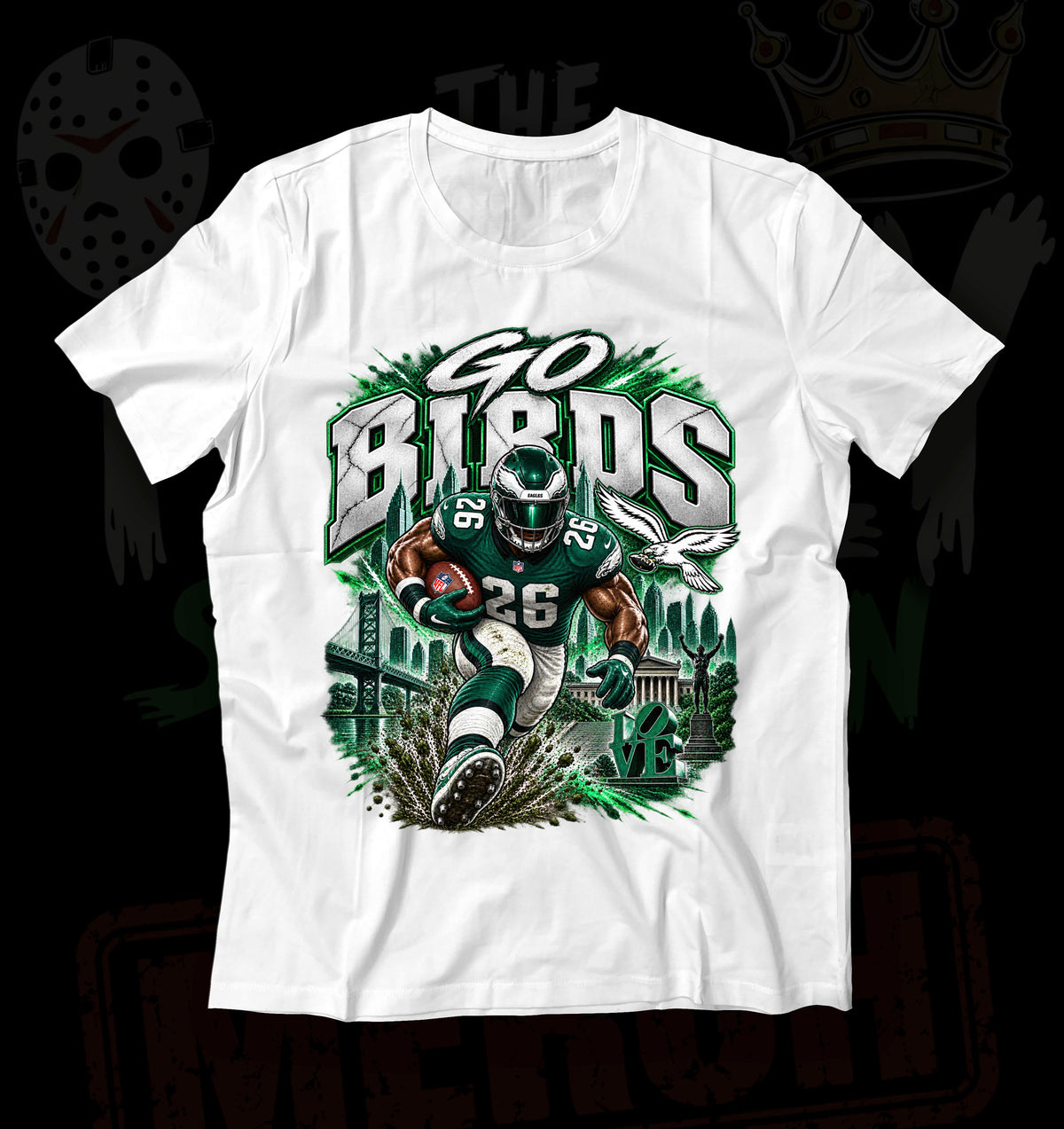 "Go Birds" 100% Ring Spun Cotton Tee