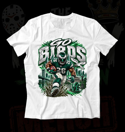 "Go Birds" 100% Ring Spun Cotton Tee