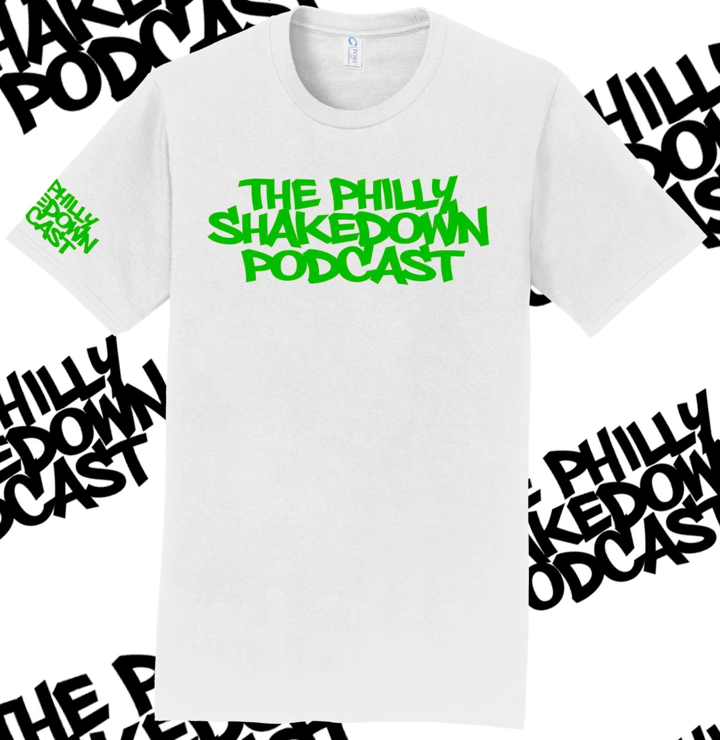 The Philly ShakeDown Podcast 100% Ring Spun Cotton Tee