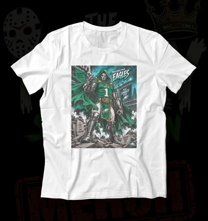 "Dr Doom QB1" 100% Ring Spun Cotton Tee
