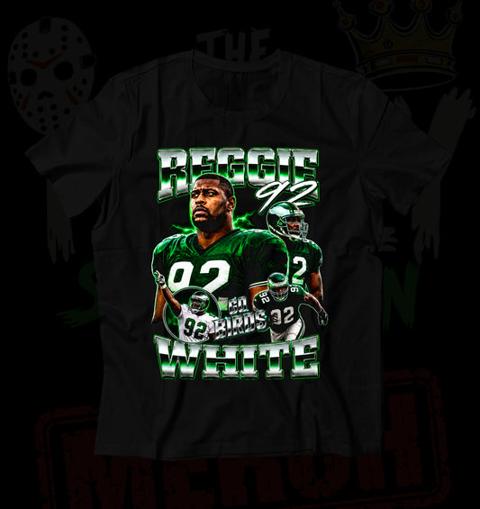 "Reggie" Graphic Tee" 100% Ring Spun Cotton Tee